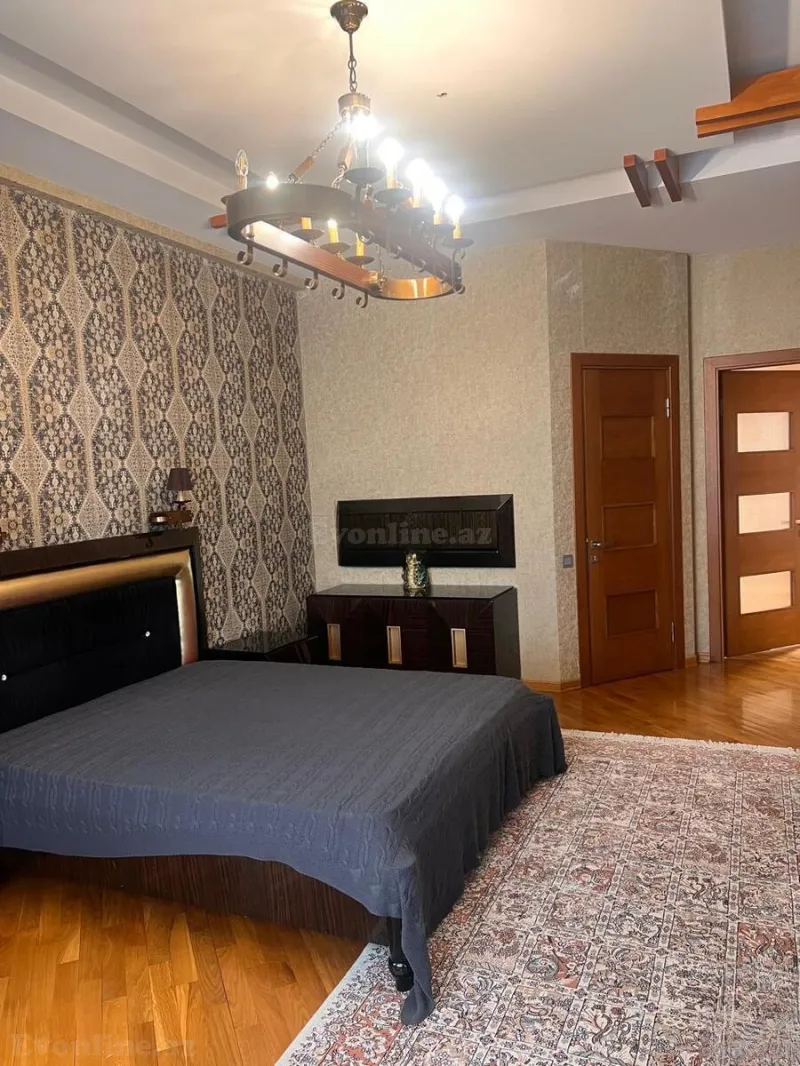 Kirayə verilir 3 otaqlı Mənzil Yeni tikili 140 m² Nəsimi r. - şəkil 9
