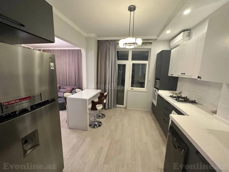 Kirayə verilir 2 otaqlı Mənzil Yeni tikili 88 m² Xətai r. - şəkil 4