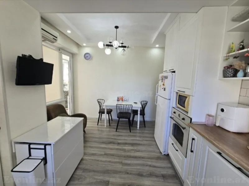 Satılır 4 otaqlı Mənzil Yeni tikili 120 m² Həzi Aslanov m. - şəkil 3