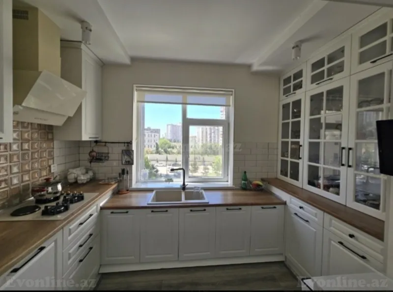 Satılır 4 otaqlı Mənzil Yeni tikili 120 m² Həzi Aslanov m. - şəkil 4