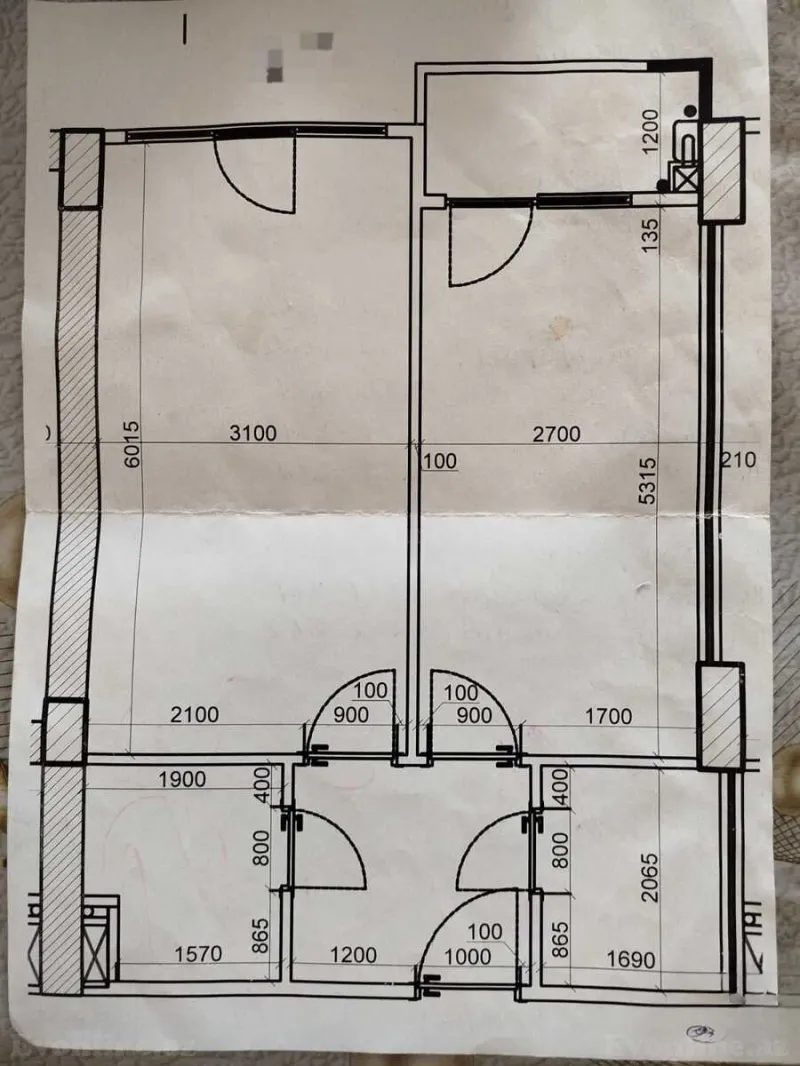 Satılır 2 otaqlı Mənzil Yeni tikili 55 m² Nəsimi r. - şəkil 2