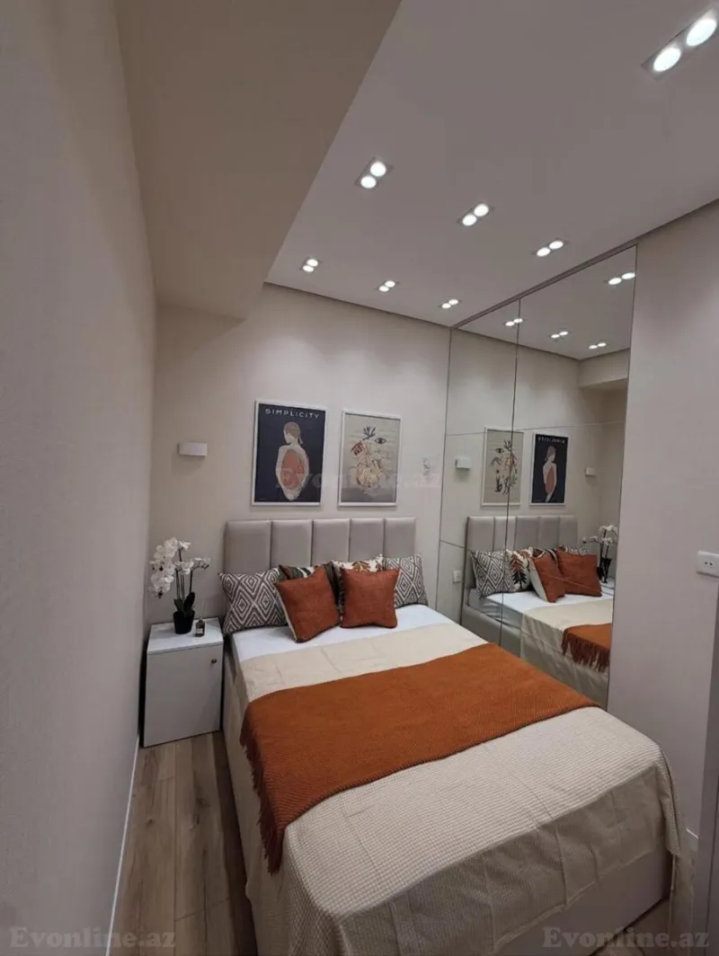 Kirayə verilir 2 otaqlı Mənzil Yeni tikili 52 m² Nərimanov r. - şəkil 6