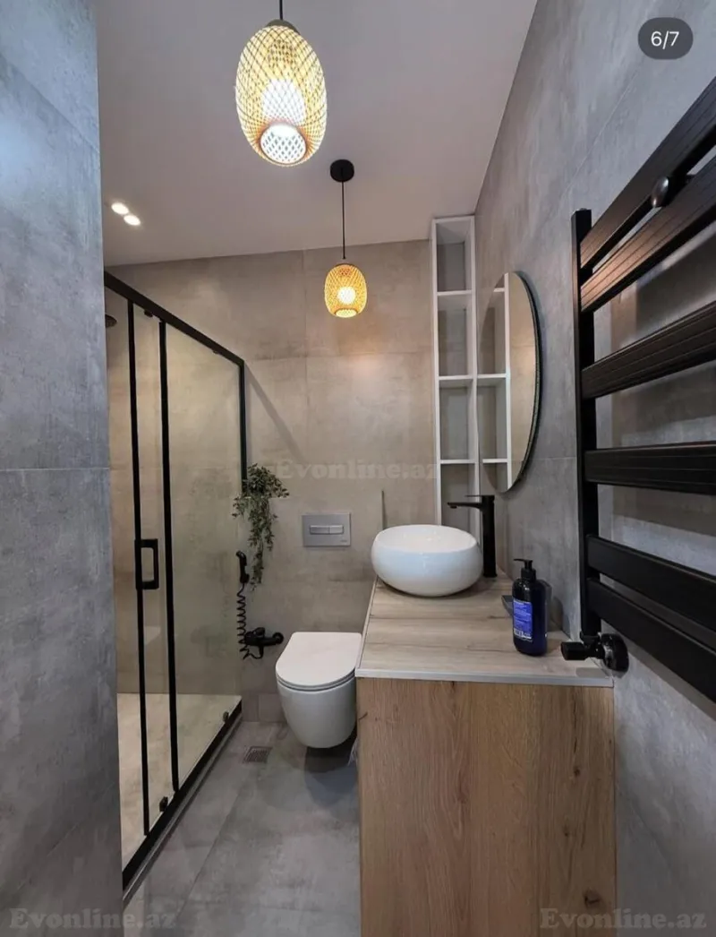 Kirayə verilir 2 otaqlı Mənzil Yeni tikili 52 m² Nərimanov r. - şəkil 7