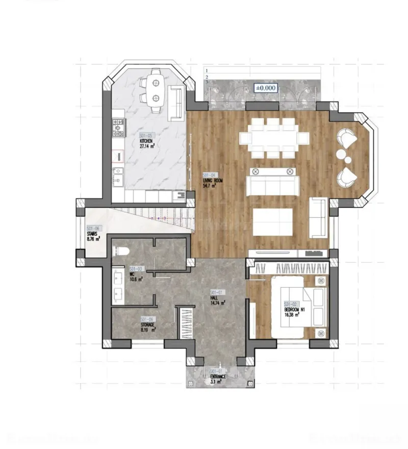 Satılır 8 otaqlı Həyət evi 390 m² Sea Breeze - şəkil 10