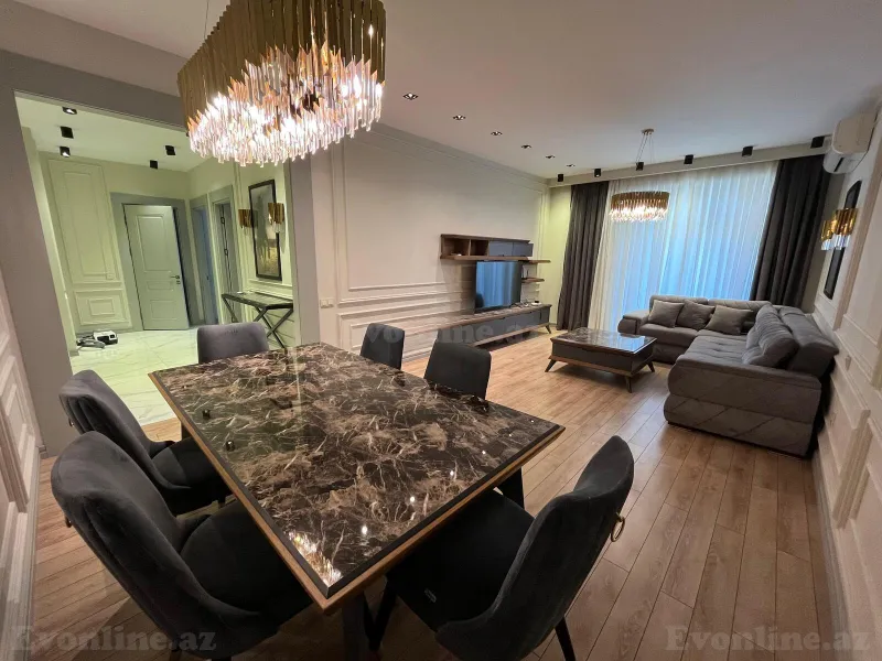 Kirayə verilir 2 otaqlı Mənzil Yeni tikili 105 m² 8 Noyabr m. - şəkil 4