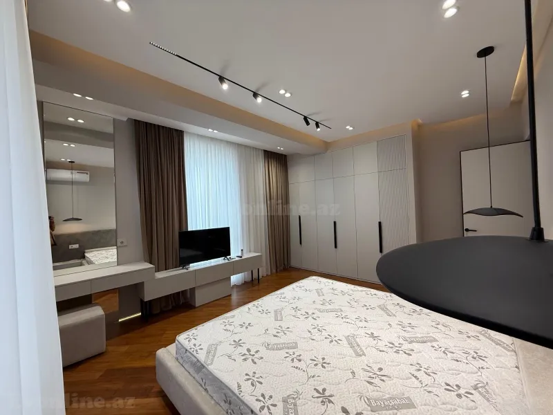 Kirayə verilir 4 otaqlı Mənzil Yeni tikili 220 m² Nəsimi r. - şəkil 10