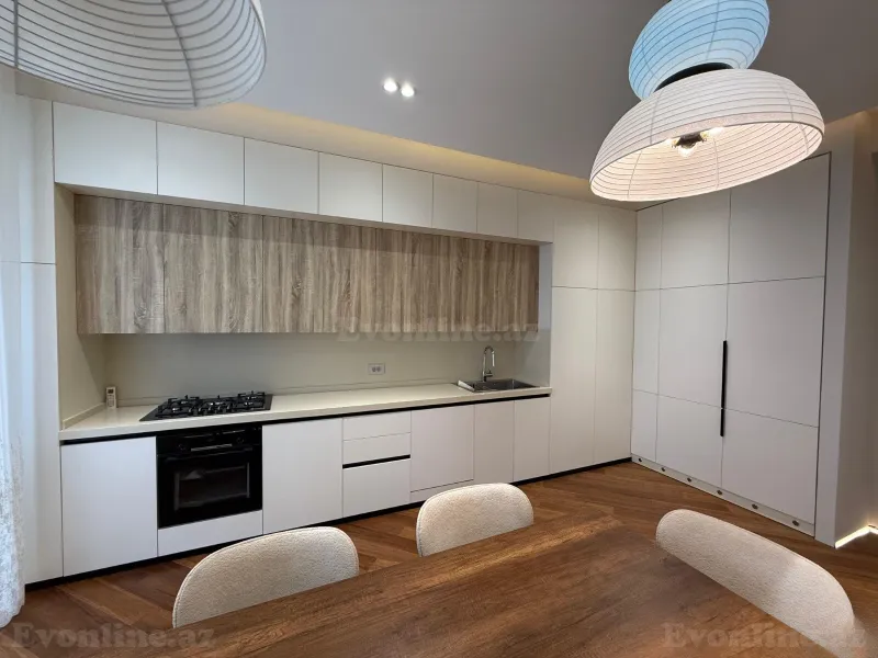 Kirayə verilir 4 otaqlı Mənzil Yeni tikili 220 m² Nəsimi r. - şəkil 13