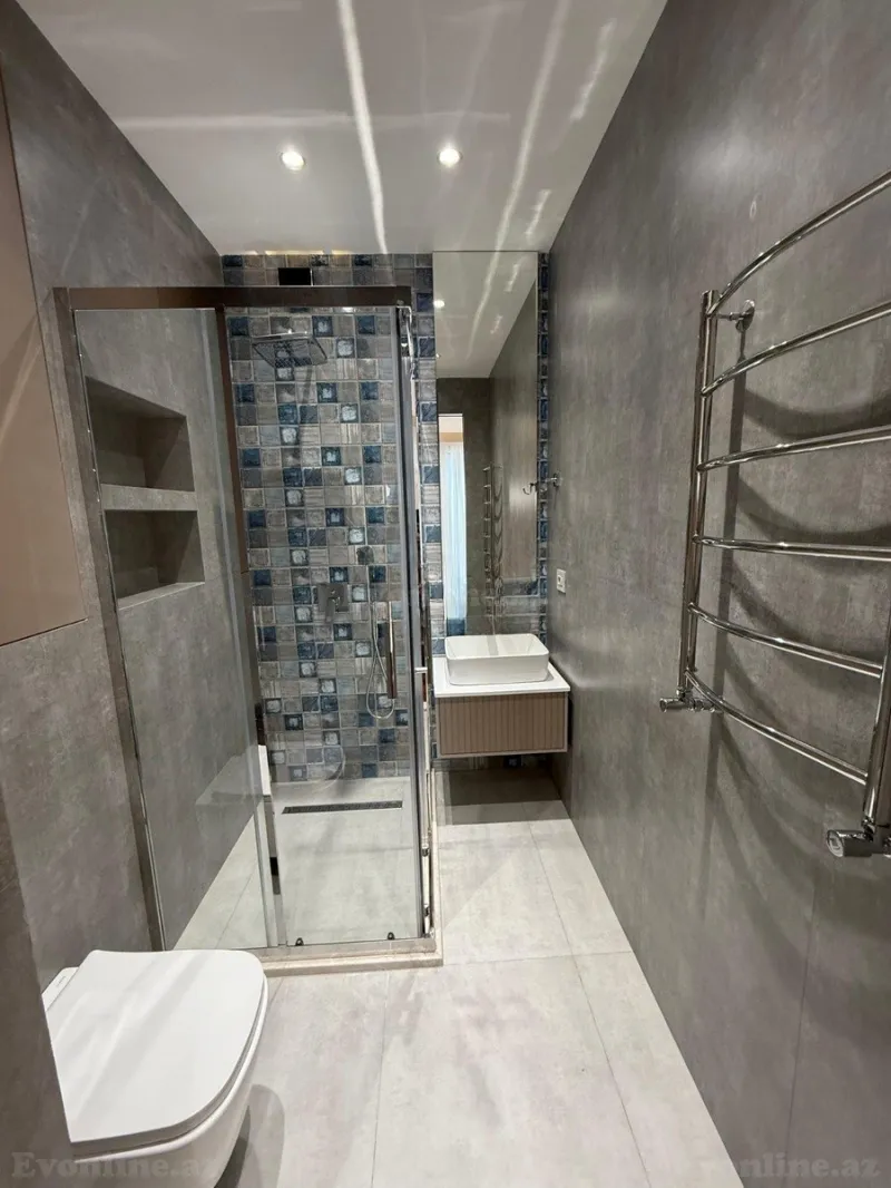 Kirayə verilir 4 otaqlı Mənzil Yeni tikili 220 m² Nəsimi r. - şəkil 17