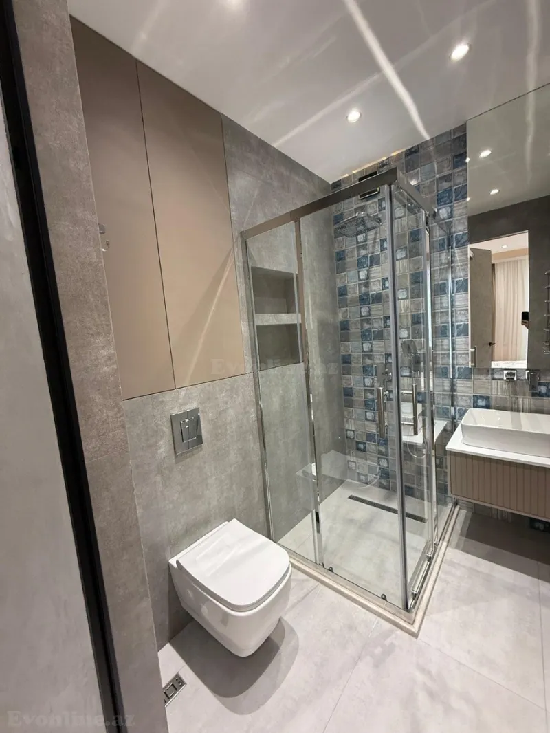 Kirayə verilir 4 otaqlı Mənzil Yeni tikili 220 m² Nəsimi r. - şəkil 23