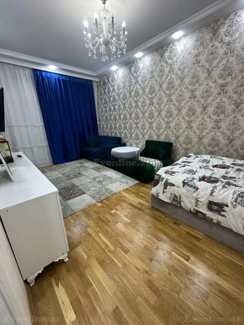 Kirayə verilir 1 otaqlı Mənzil Yeni tikili 50 m² Azadlıq prospekti m. - şəkil 2