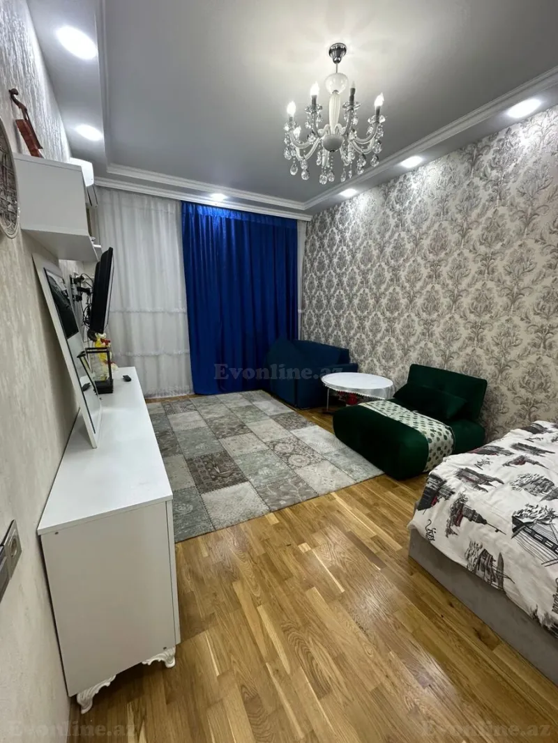 Kirayə verilir 1 otaqlı Mənzil Yeni tikili 50 m² Azadlıq prospekti m. - şəkil 3