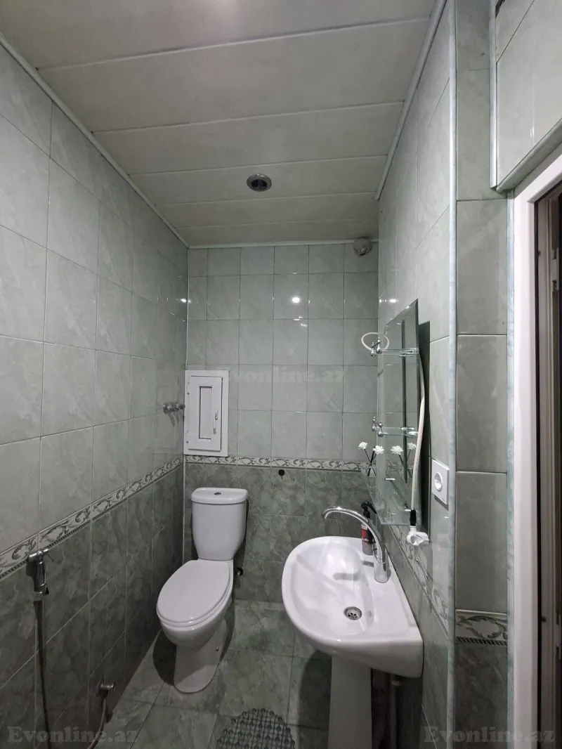 Kirayə verilir 1 otaqlı Mənzil Yeni tikili 55 m² Həzi Aslanov m. - şəkil 5