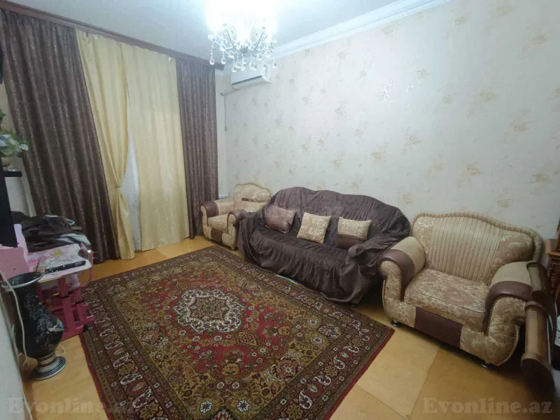 Kirayə verilir 2 otaqlı Mənzil Yeni tikili 100 m² Həzi Aslanov m. - şəkil 2