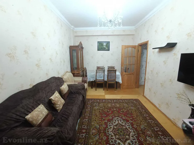 Kirayə verilir 2 otaqlı Mənzil Yeni tikili 100 m² Həzi Aslanov m. - şəkil 11