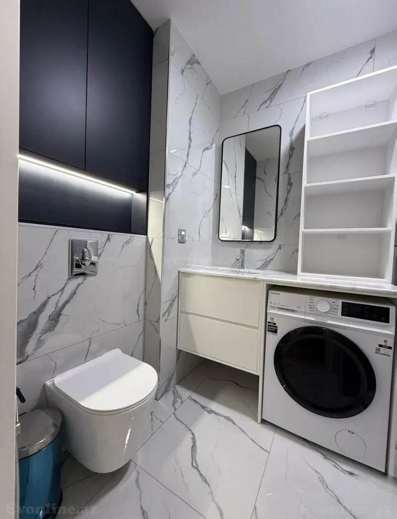 Kirayə verilir 2 otaqlı Mənzil Yeni tikili 70 m² Nərimanov r. - şəkil 8