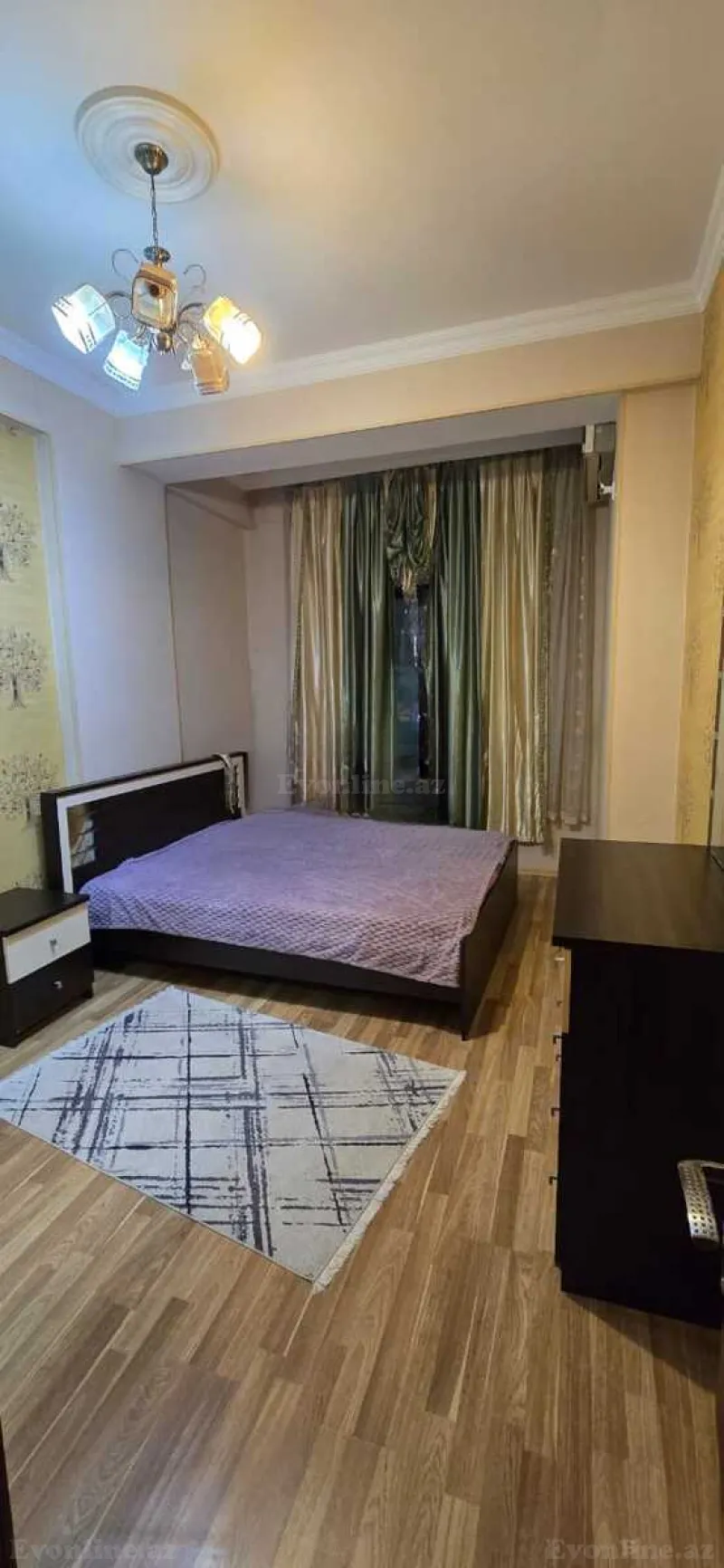 Kirayə verilir 1 otaqlı Mənzil Yeni tikili 50 m² Nəsimi r. - şəkil 2