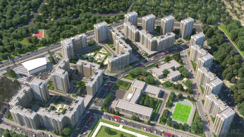 Satılır 3 otaqlı Mənzil Yeni tikili 85 m² Yasamal r. - şəkil 19