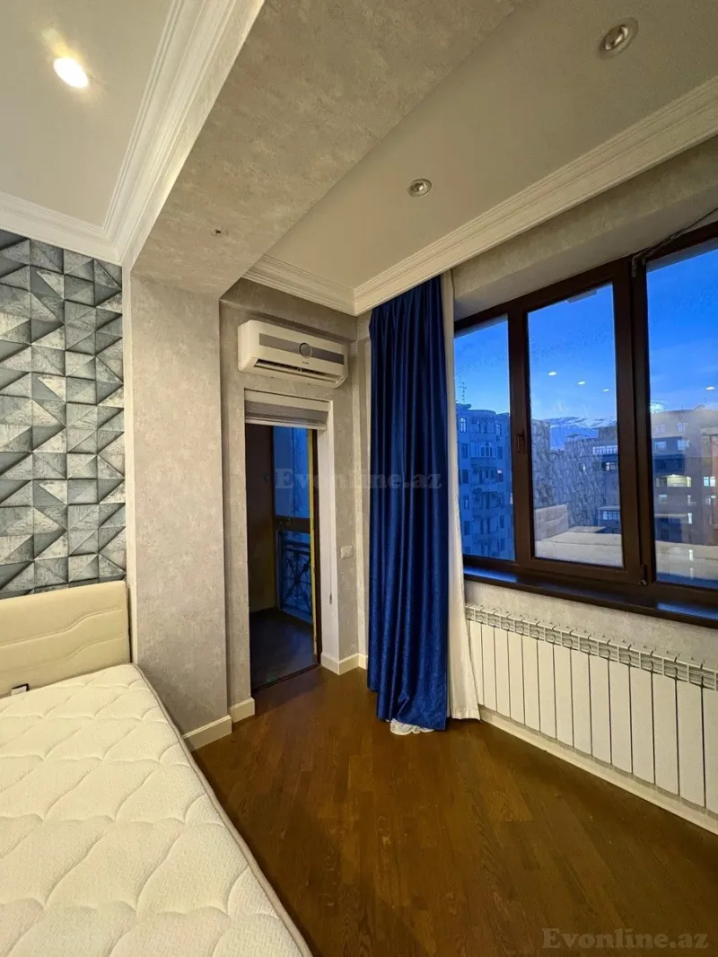 Kirayə verilir 3 otaqlı Mənzil Yeni tikili 140 m² Nəsimi r. - şəkil 6
