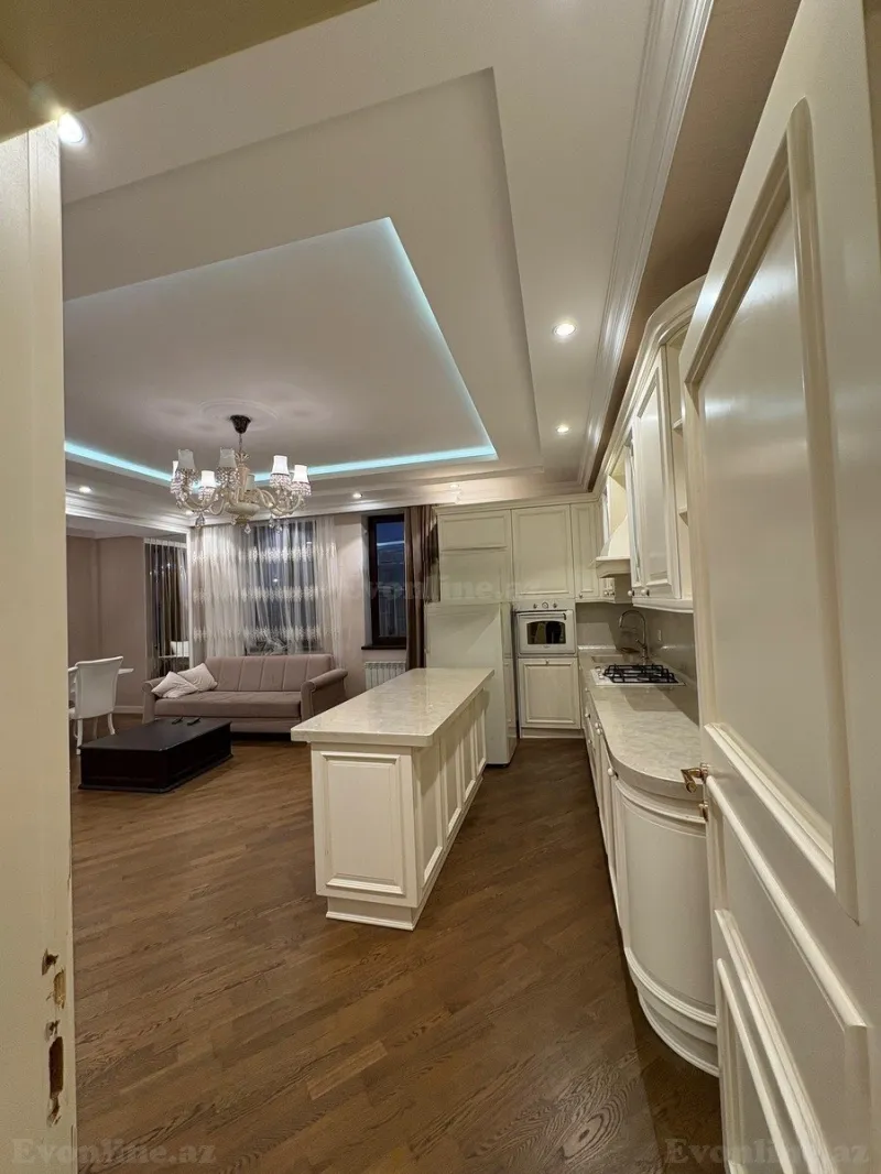 Kirayə verilir 3 otaqlı Mənzil Yeni tikili 140 m² Nəsimi r. - şəkil 7