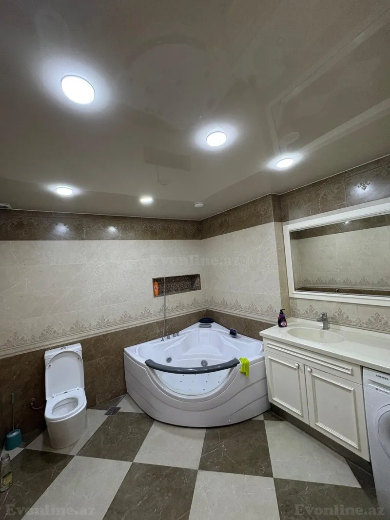Kirayə verilir 3 otaqlı Mənzil Yeni tikili 140 m² Nəsimi r. - şəkil 16