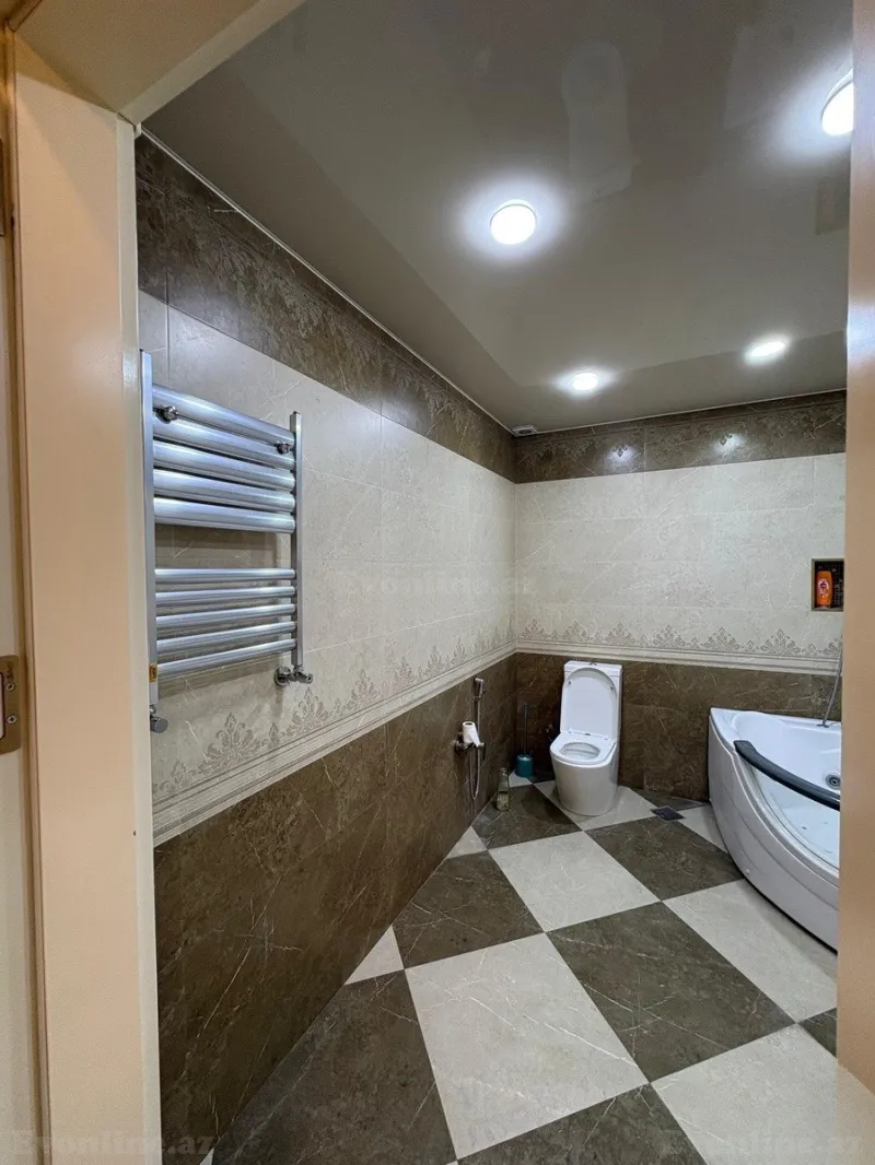Kirayə verilir 3 otaqlı Mənzil Yeni tikili 140 m² Nəsimi r. - şəkil 18