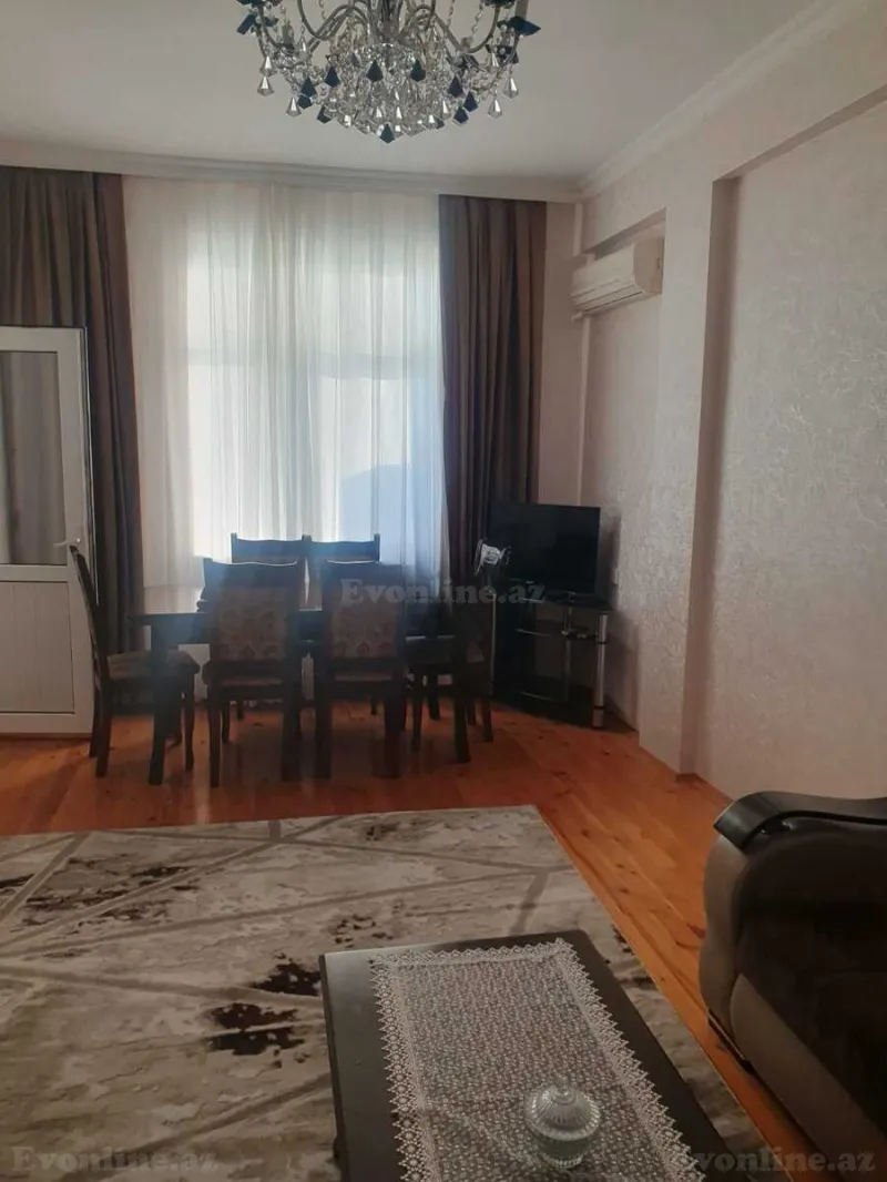 Kirayə verilir 2 otaqlı Mənzil Yeni tikili 55 m² İnşaatçılar m. - şəkil 2