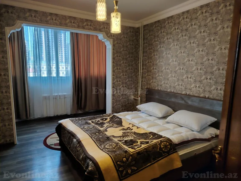 Kirayə verilir 2 otaqlı Mənzil Yeni tikili 80 m² Xətai m. - şəkil 4
