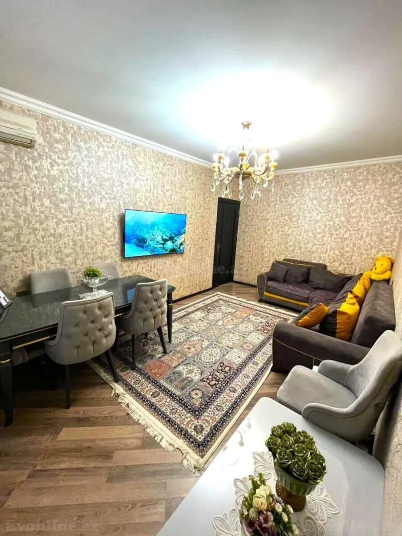 2 otaqlı Mənzil 55 m² Yeni Günəşli Satılır