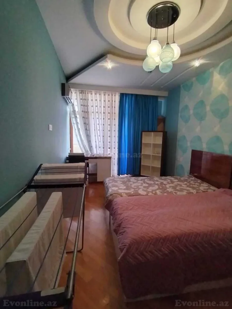 Kirayə verilir 3 otaqlı Mənzil Yeni tikili 200 m² Nəsimi r. - şəkil 3