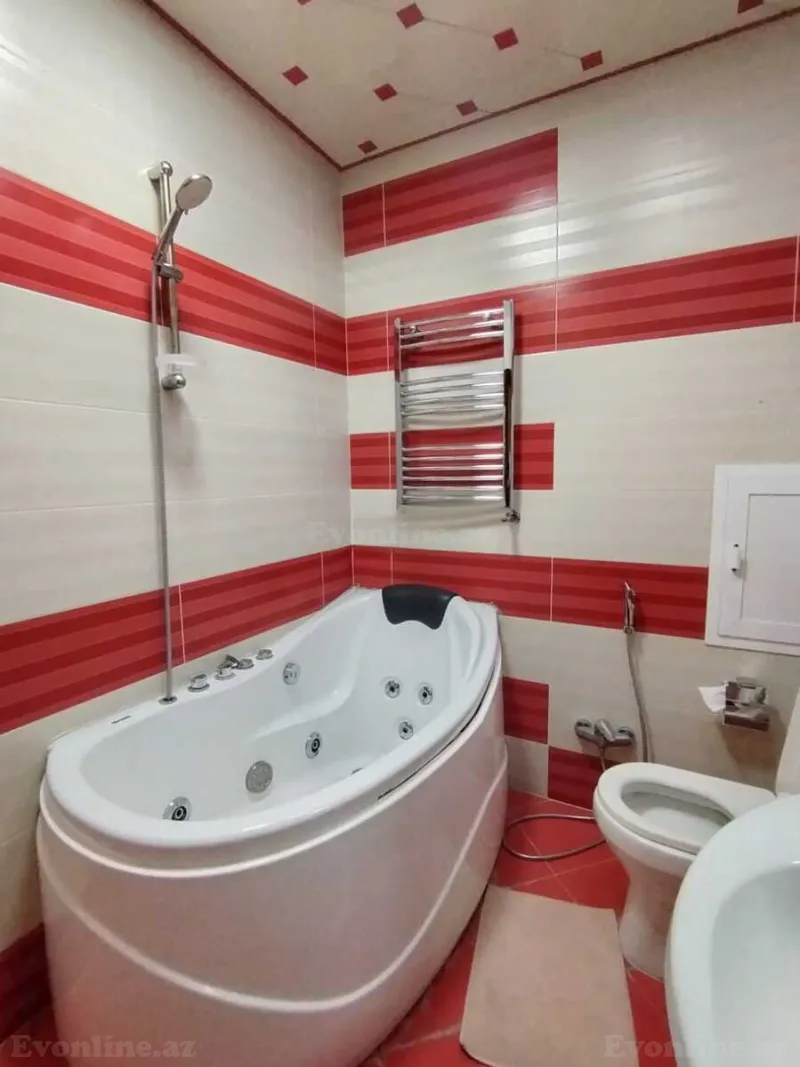 Kirayə verilir 3 otaqlı Mənzil Yeni tikili 200 m² Nəsimi r. - şəkil 16