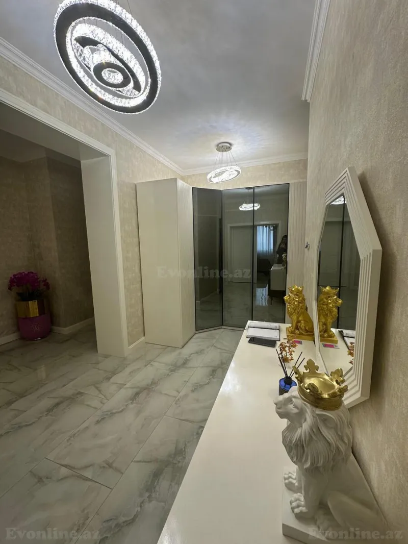 Kirayə verilir 2 otaqlı Mənzil Yeni tikili 96.5 m² Nəsimi r. - şəkil 4