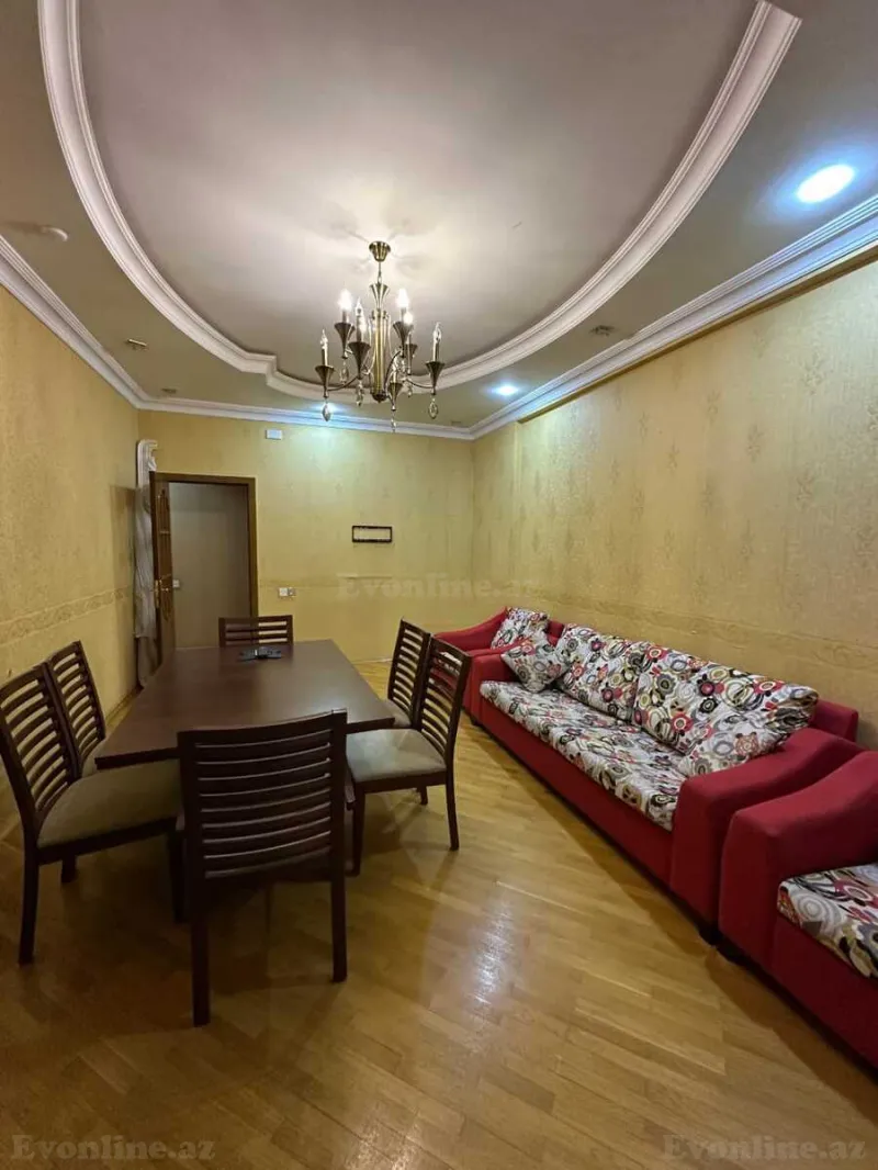 Kirayə verilir 3 otaqlı Mənzil Yeni tikili 100 m² 8 Noyabr m. - şəkil 2