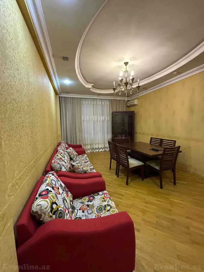 Kirayə verilir 3 otaqlı Mənzil Yeni tikili 100 m² 8 Noyabr m. - şəkil 3