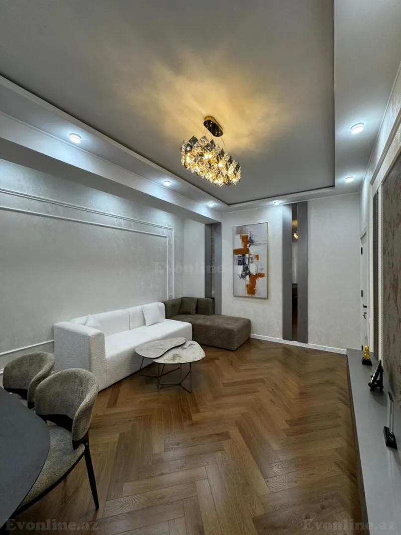 Satılır 2 otaqlı Mənzil Yeni tikili 85 m² Nəsimi r. - şəkil 2