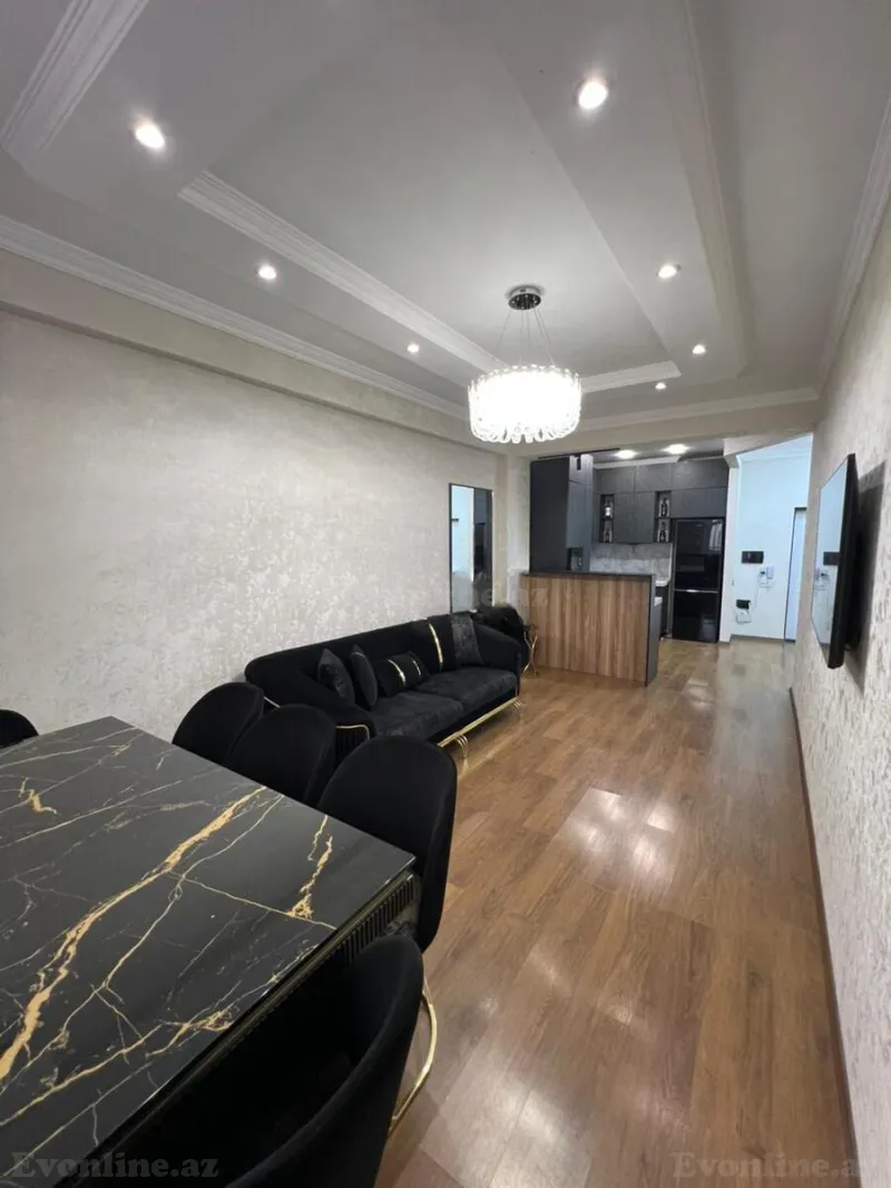 Satılır 3 otaqlı Mənzil Yeni tikili 77 m² İnşaatçılar m. - şəkil 2