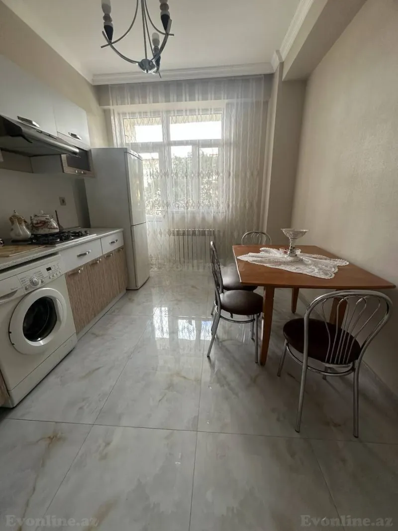 Kirayə verilir 2 otaqlı Mənzil Yeni tikili 90 m² Həzi Aslanov m. - şəkil 3