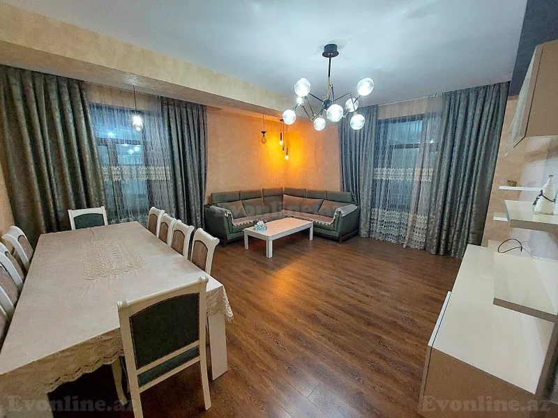 3 otaqlı Mənzil 122 m² 8 Noyabr m. Kirayə verilir
