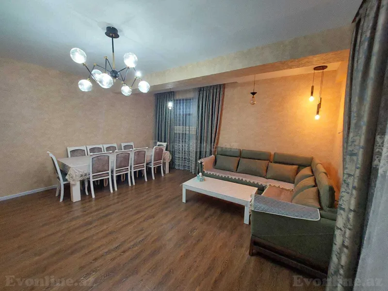 Kirayə verilir 3 otaqlı Mənzil Yeni tikili 122 m² 8 Noyabr m. - şəkil 2
