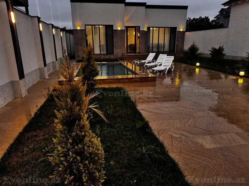 4 otaqlı Həyət evi 120 m² Şüvəlan Kirayə verilir