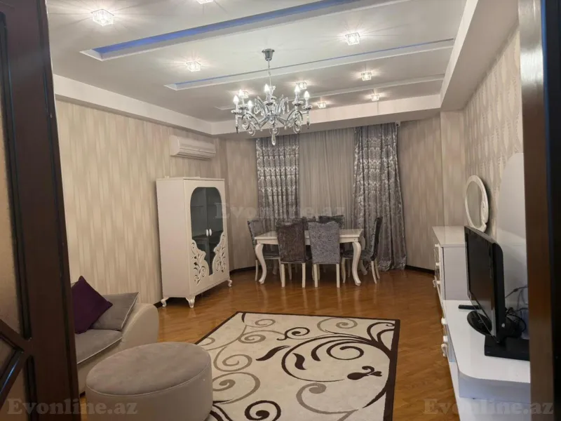Kirayə verilir 3 otaqlı Mənzil Yeni tikili 110 m² Nizami r. - şəkil 2