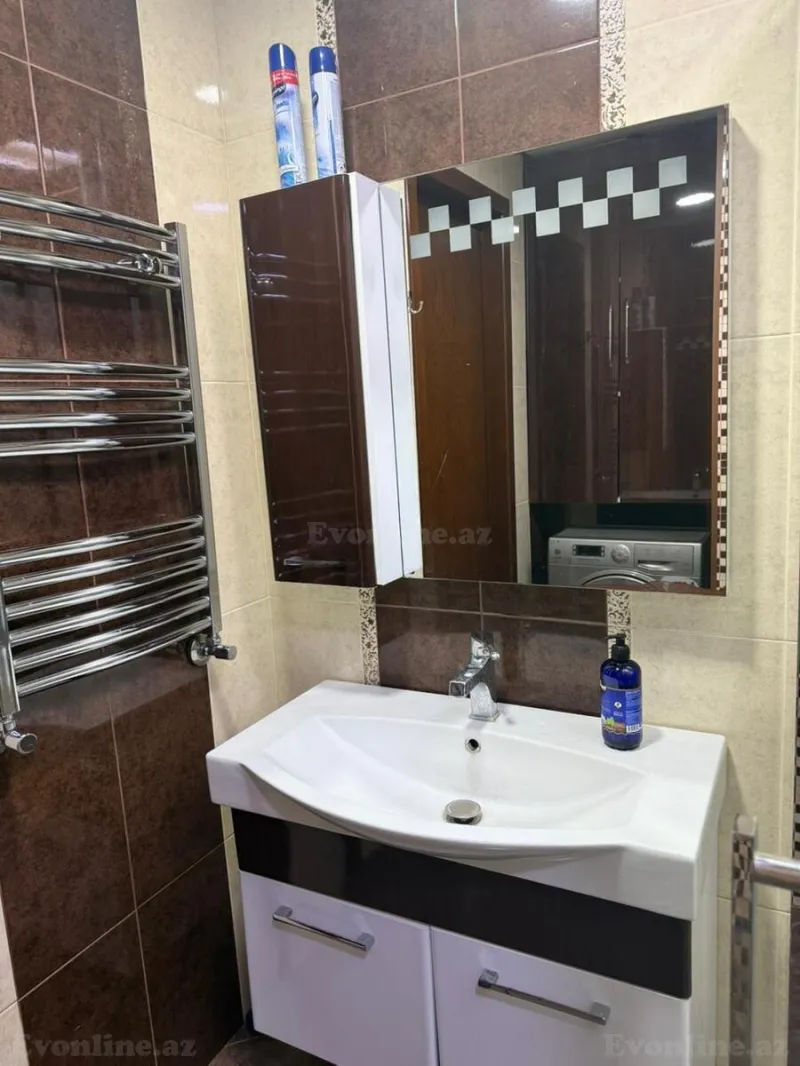 Kirayə verilir 3 otaqlı Mənzil Yeni tikili 110 m² Nizami r. - şəkil 15