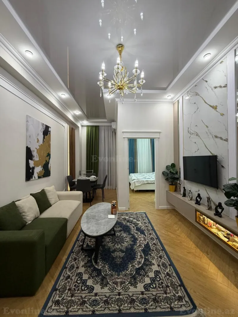 Kirayə verilir 2 otaqlı Mənzil Yeni tikili 55 m² Nəriman Nərimanov m.