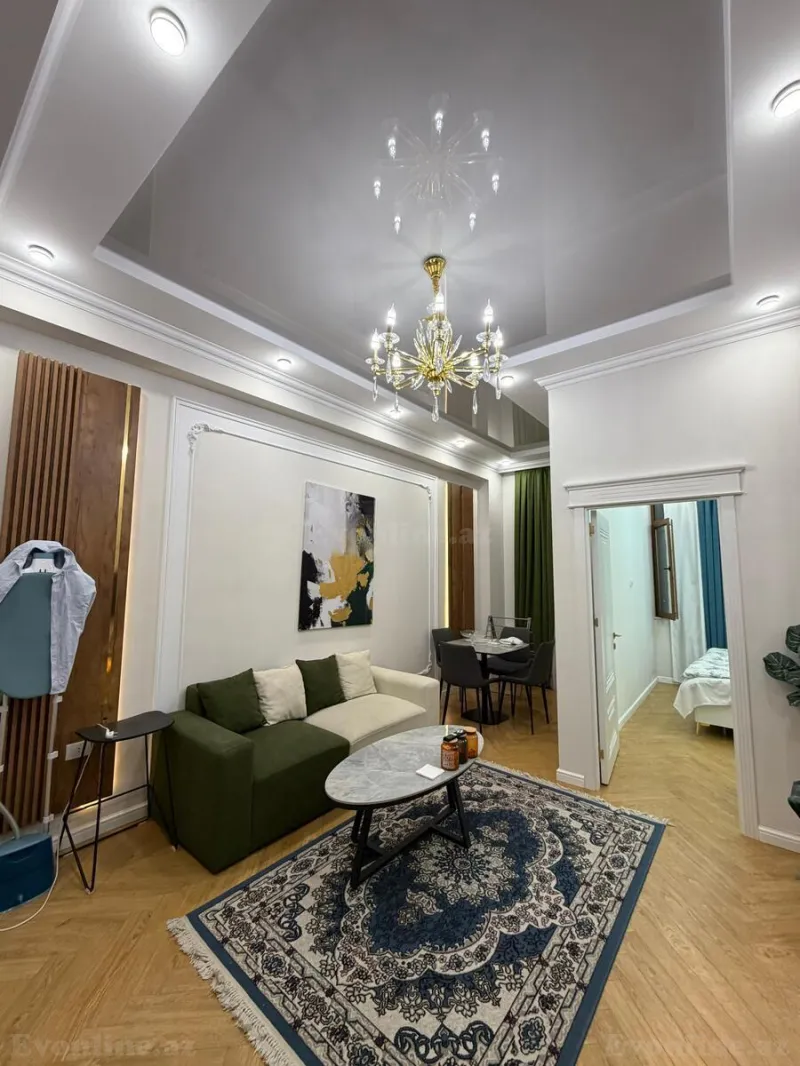 Kirayə verilir 2 otaqlı Mənzil Yeni tikili 55 m² Nəriman Nərimanov m. - şəkil 2