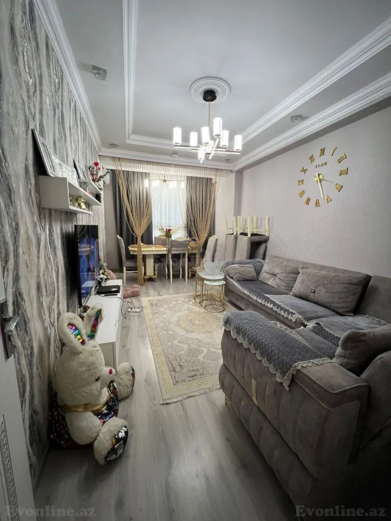2 otaqlı Mənzil 74 m² Xırdalan Satılır