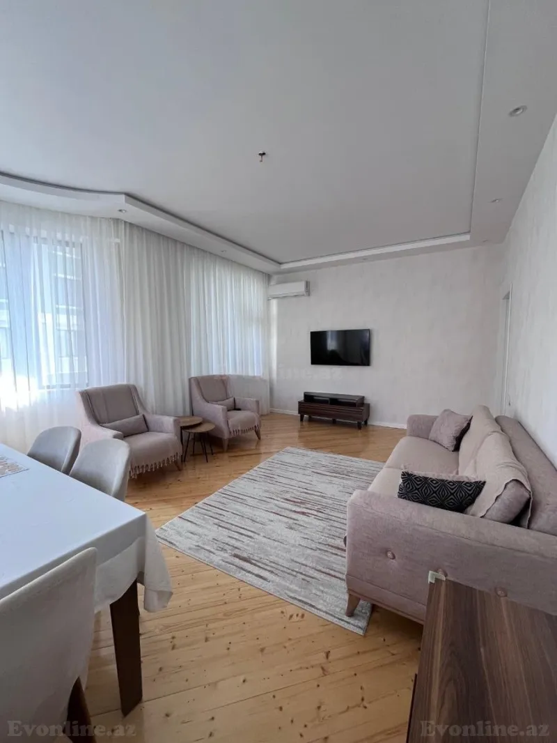 Satılır 3 otaqlı Mənzil Yeni tikili 133 m² Həzi Aslanov m. - şəkil 2