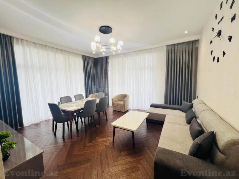 Kirayə verilir 5 otaqlı Mənzil Yeni tikili 220 m² Elmlər Akademiyası m.