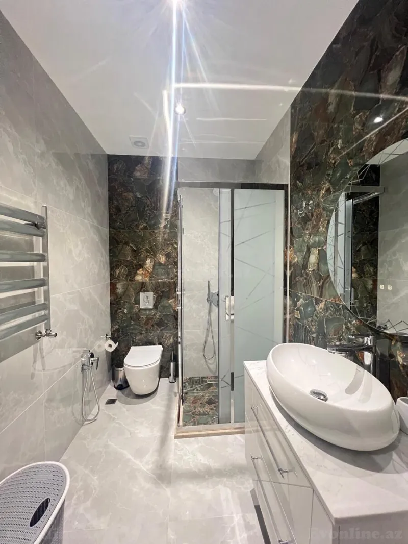 Kirayə verilir 5 otaqlı Mənzil Yeni tikili 220 m² Elmlər Akademiyası m. - şəkil 12