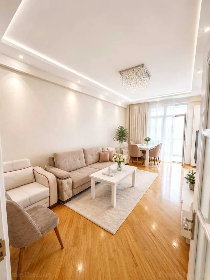 Kirayə verilir 2 otaqlı Mənzil Yeni tikili 90 m² Xətai m. - şəkil 2