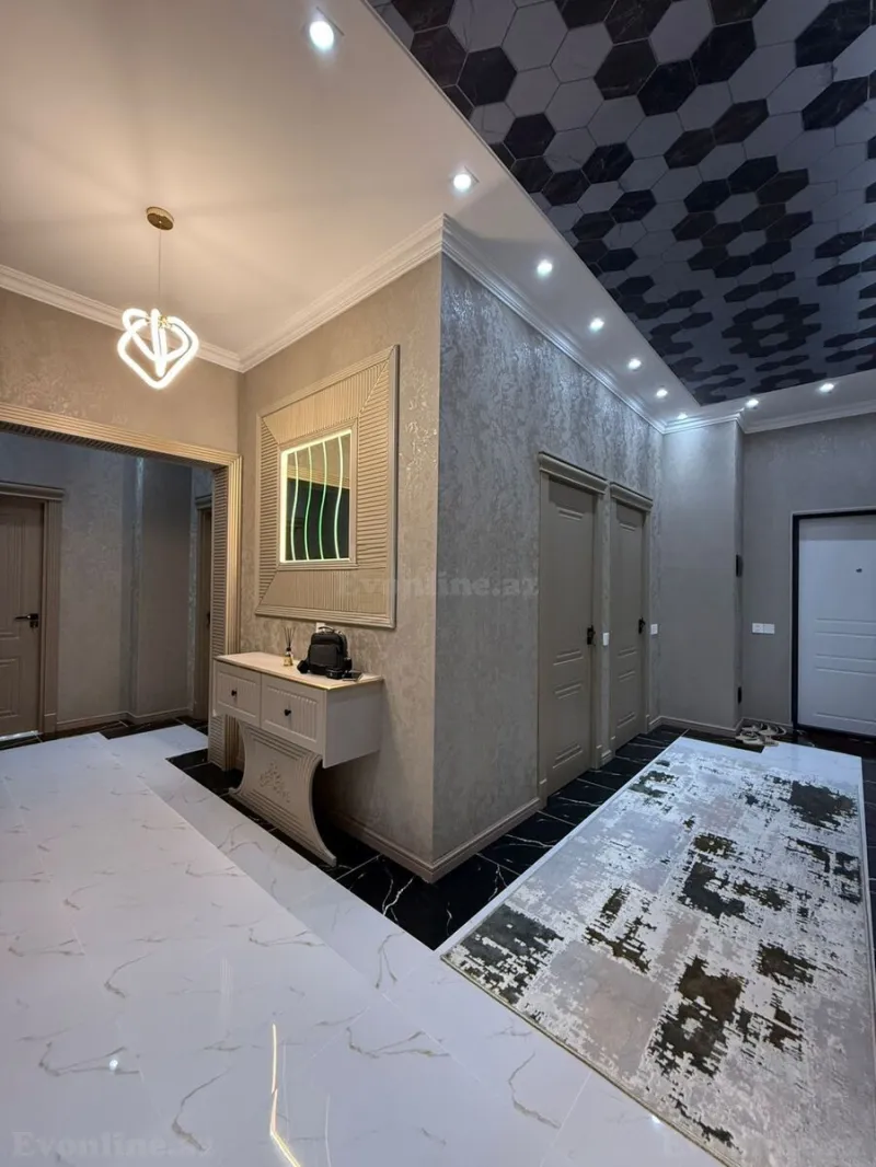 Satılır 3 otaqlı Mənzil Yeni tikili 127 m² Qara Qarayev m. - şəkil 12