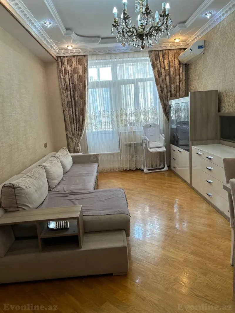 Kirayə verilir 2 otaqlı Mənzil Yeni tikili 70 m² Neftçilər m. - şəkil 3